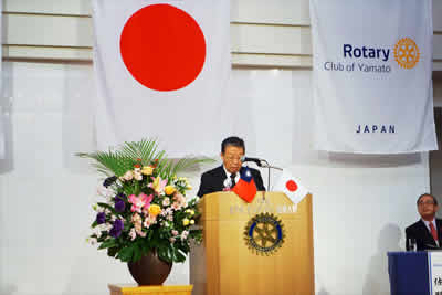 花巻南RC清水会長ご挨拶