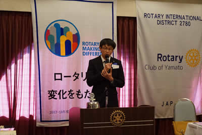 米山奨学生グエン・タン・タム君卓話