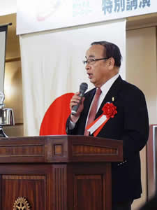 佐野英之ガバナー挨拶