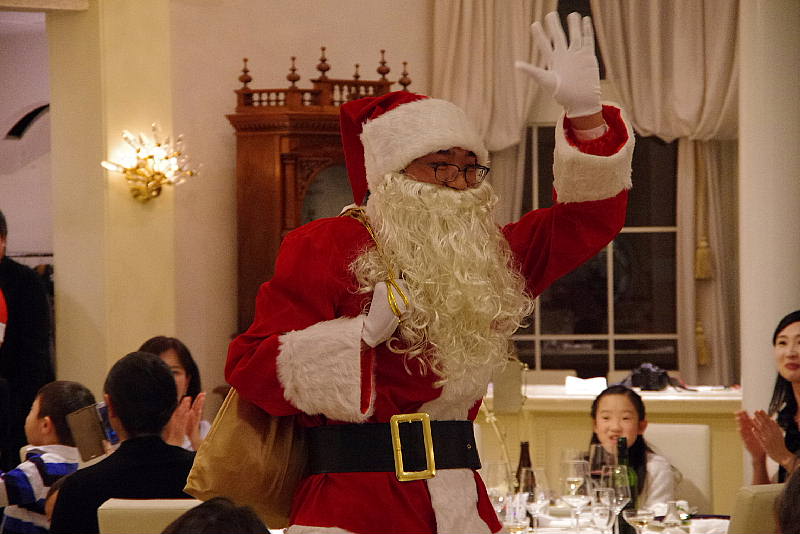 サンタクロース登場