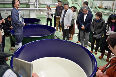 お酒ができつつあります