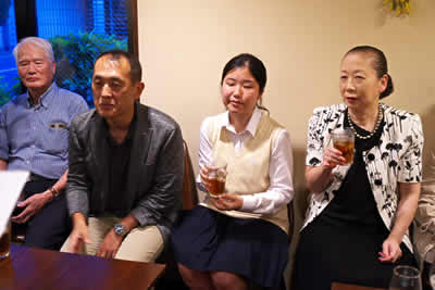 台湾から帰ってきた島巻さん