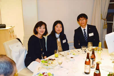 交換留学生と米山奨学生もお呼びしました